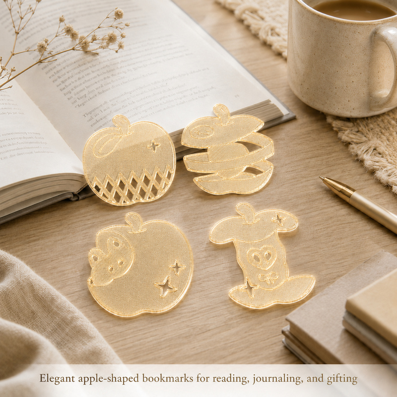 3D Printing Journal - 4 szt./zestaw Urocze zakładki do książek
