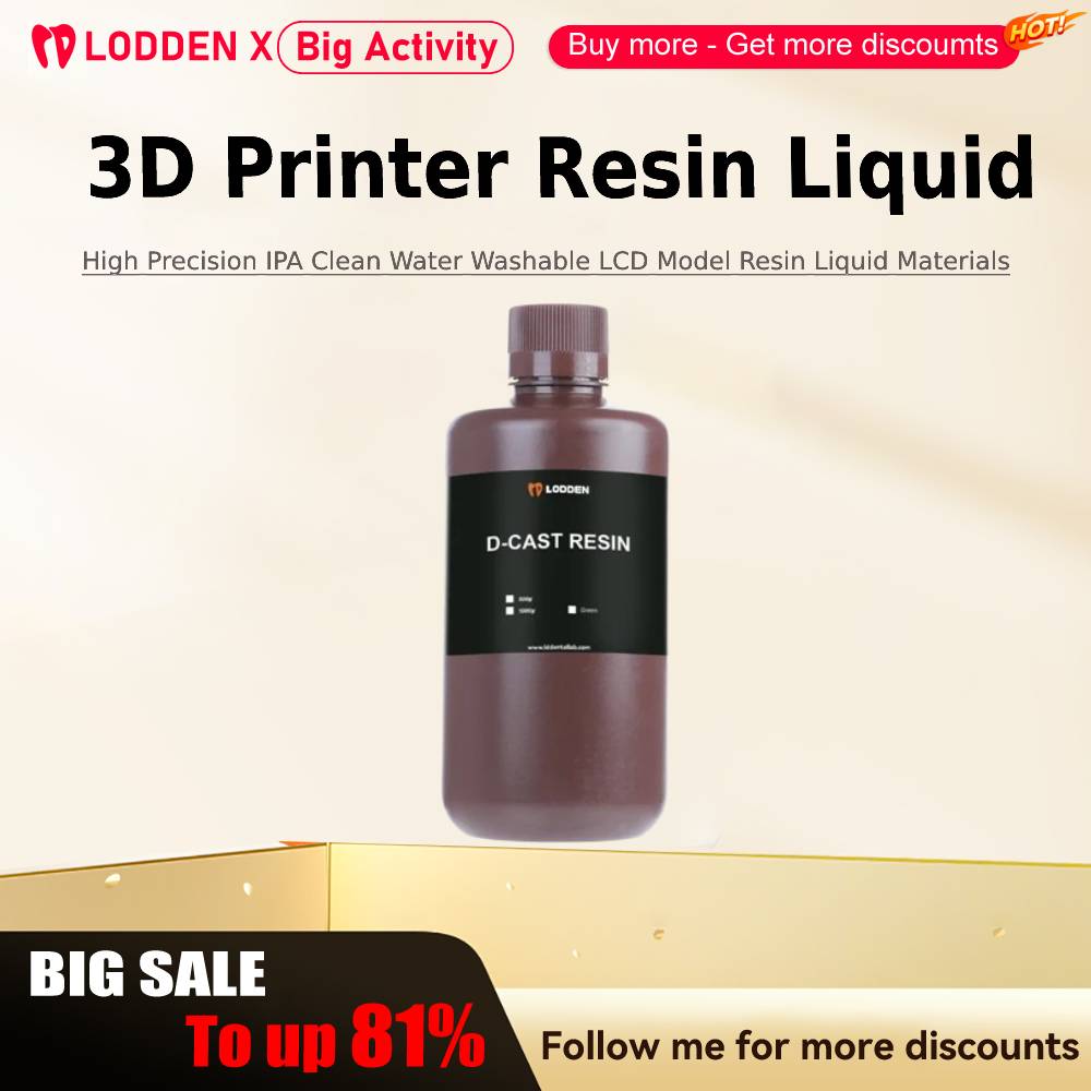 Glue For 3D Printing - Żywica do drukarek 3D Lodden, płynna,