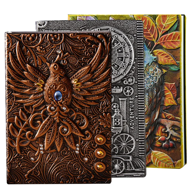 3D Printing Journal - Notes A5 z wytłaczanym wzorem 3D,