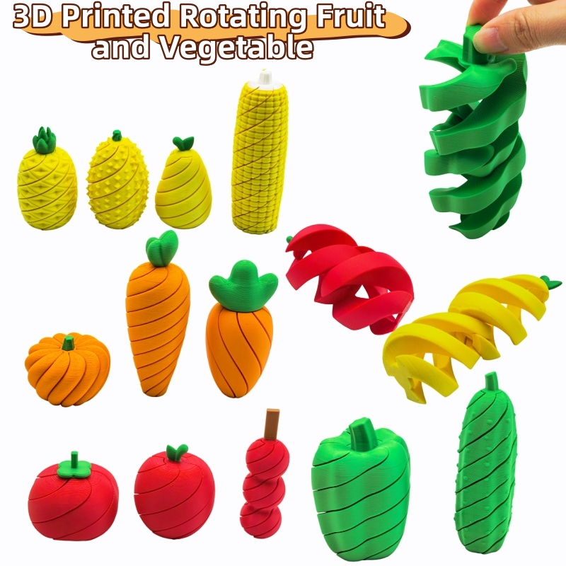 3D Printing Household Items - Seria zabawek antystresowych z owocami i