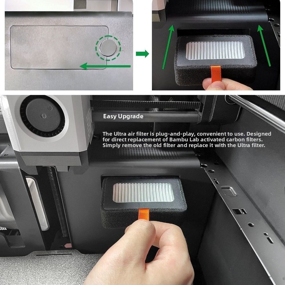 Zamienny filtr HEPA 13 + Aktyw – 3D Printing X1 Carbon recenzja i cena