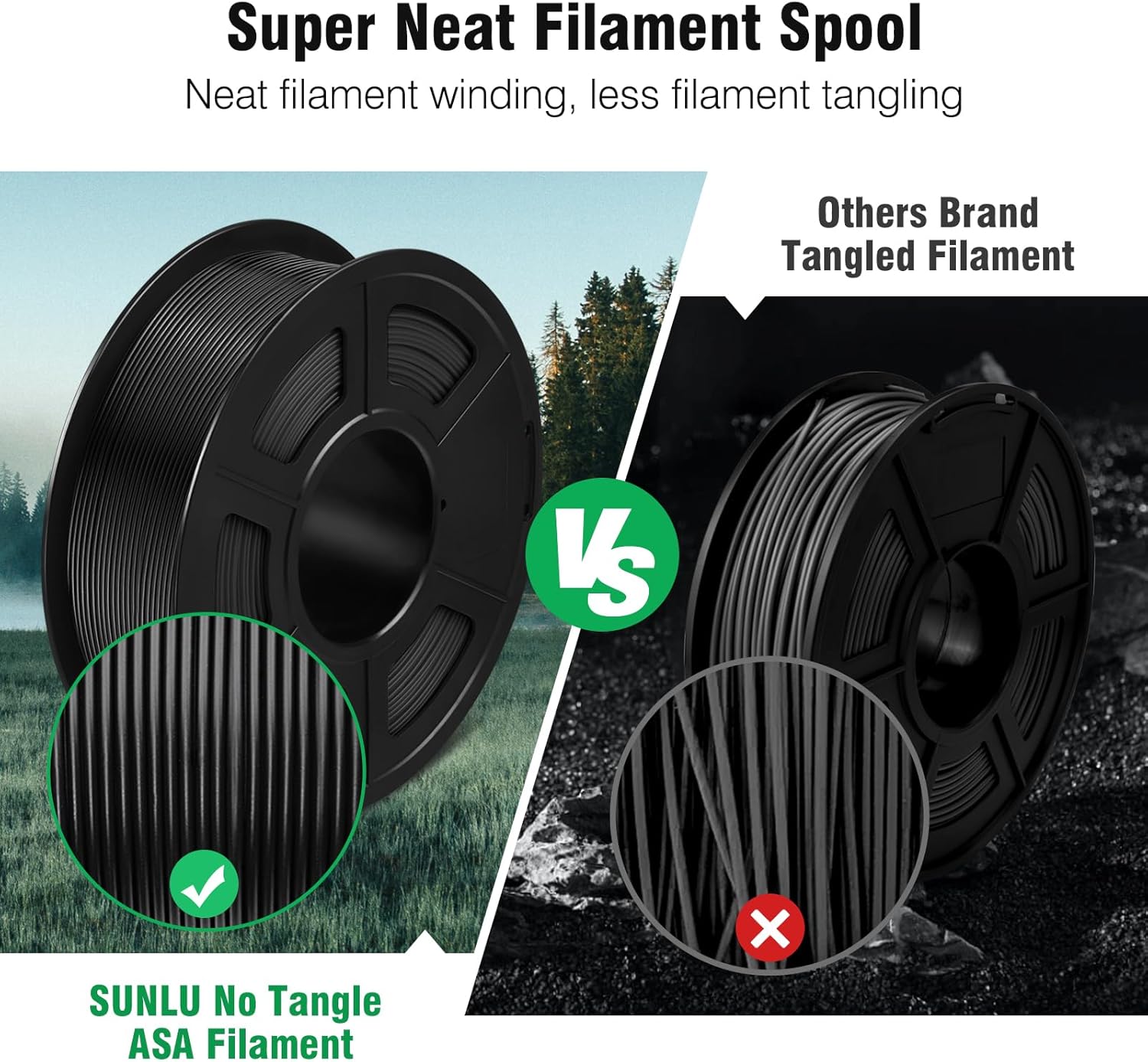 SUNLU 1KG ASA Filament 1,75 mm – Asa Filament Outdoor recenzja i cena
