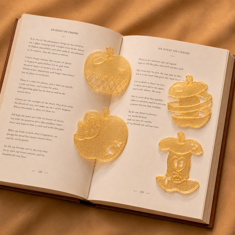 4 szt./zestaw Urocze zakładki  – 3D Printing Journal recenzja i cena