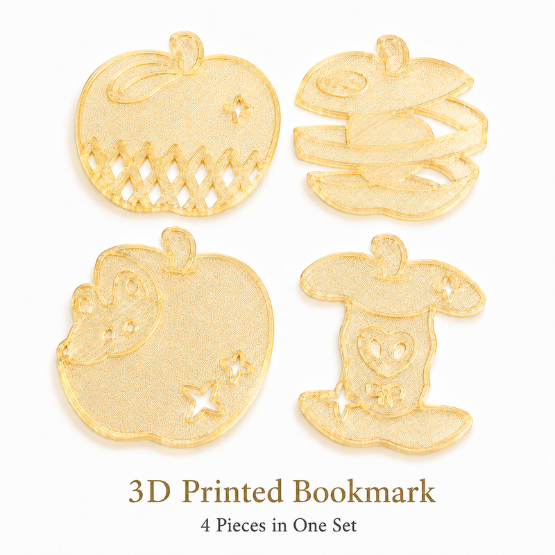 4 szt./zestaw Urocze zakładki  – 3D Printing Journal recenzja i cena