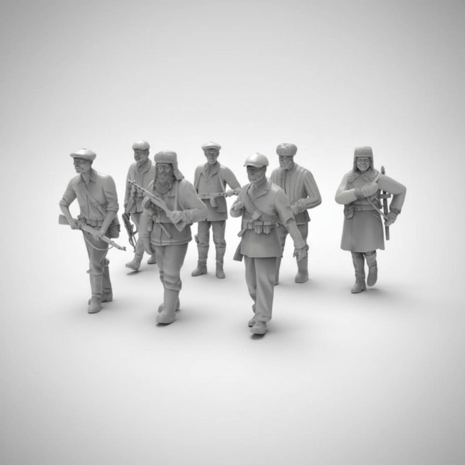 7 Sztuk Figurki Żołnierzy z II – 3D Printing Resin recenzja i cena
