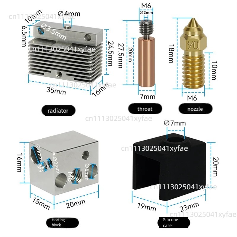 Zestaw Hot End do Drukarki 3D: – 3D Printer Extruder recenzja i cena