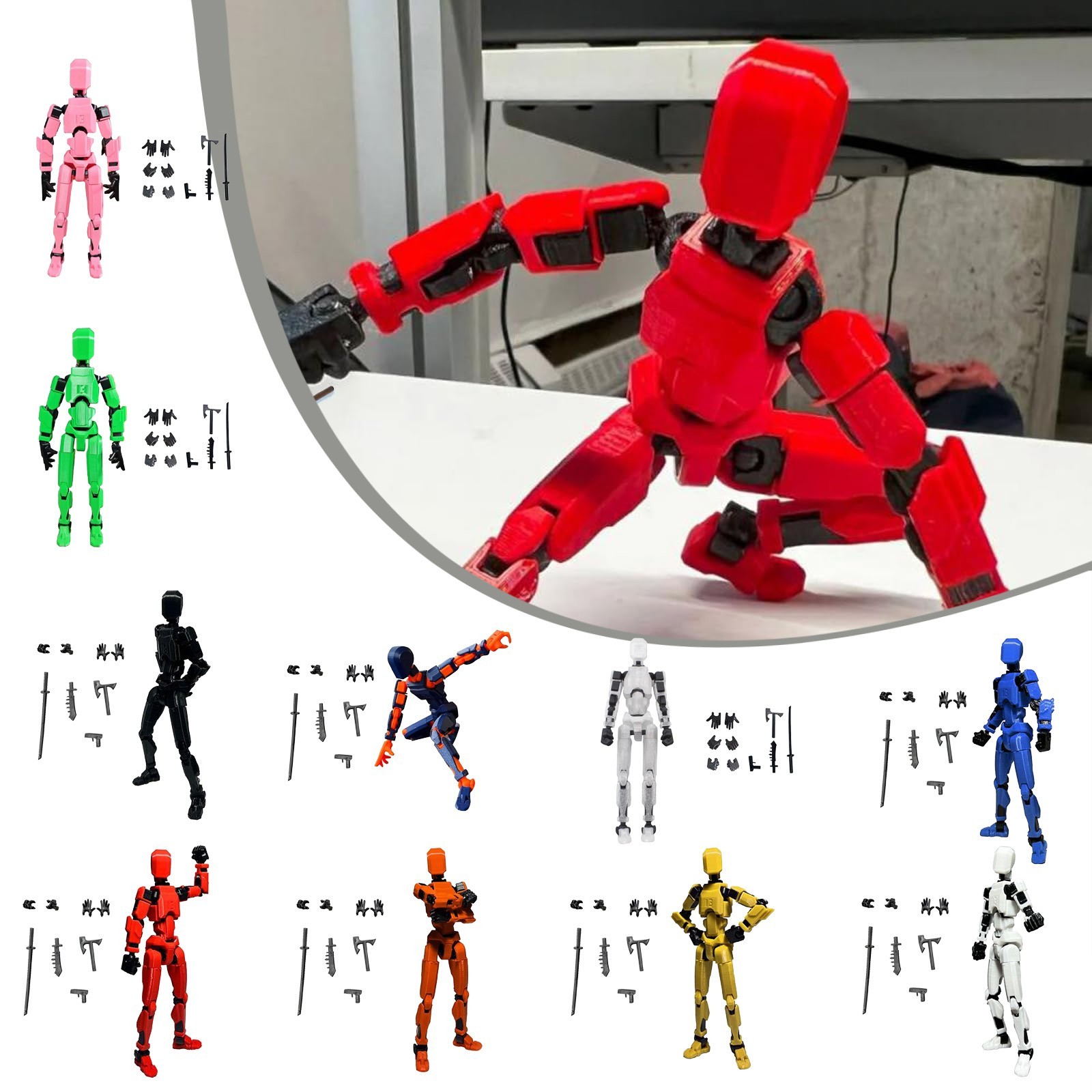 Titan 13 With Wings Figure Toy – 3D Printing Robot recenzja i cena