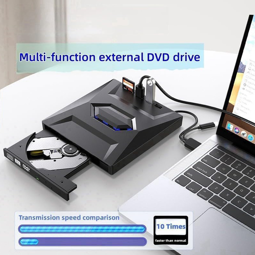 Zewnętrzny napęd 7-w-1 DVD BD  – 3D Printing Robot recenzja i cena