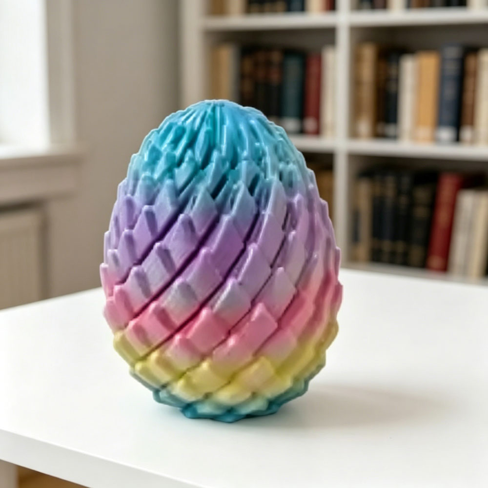 Drukowane 3D Jajo Smoka – Zaba – 3D Printing Household Items recenzja i cena