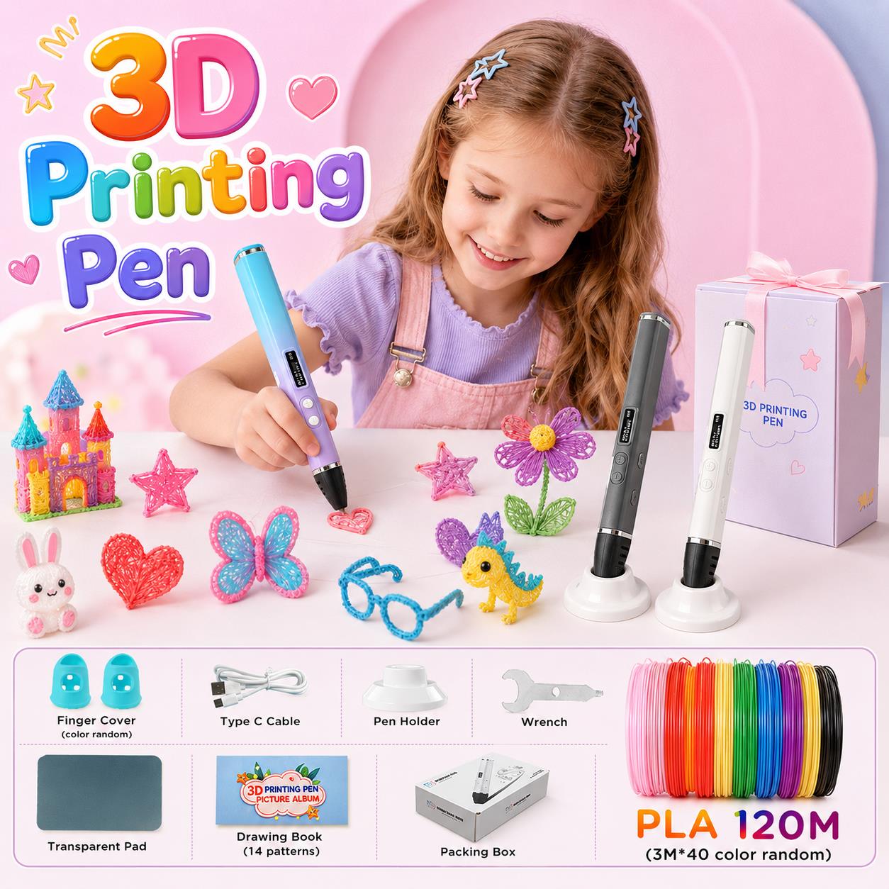 Długopis 3D dla dzieci z ładow – 3D Printing Filament recenzja i cena
