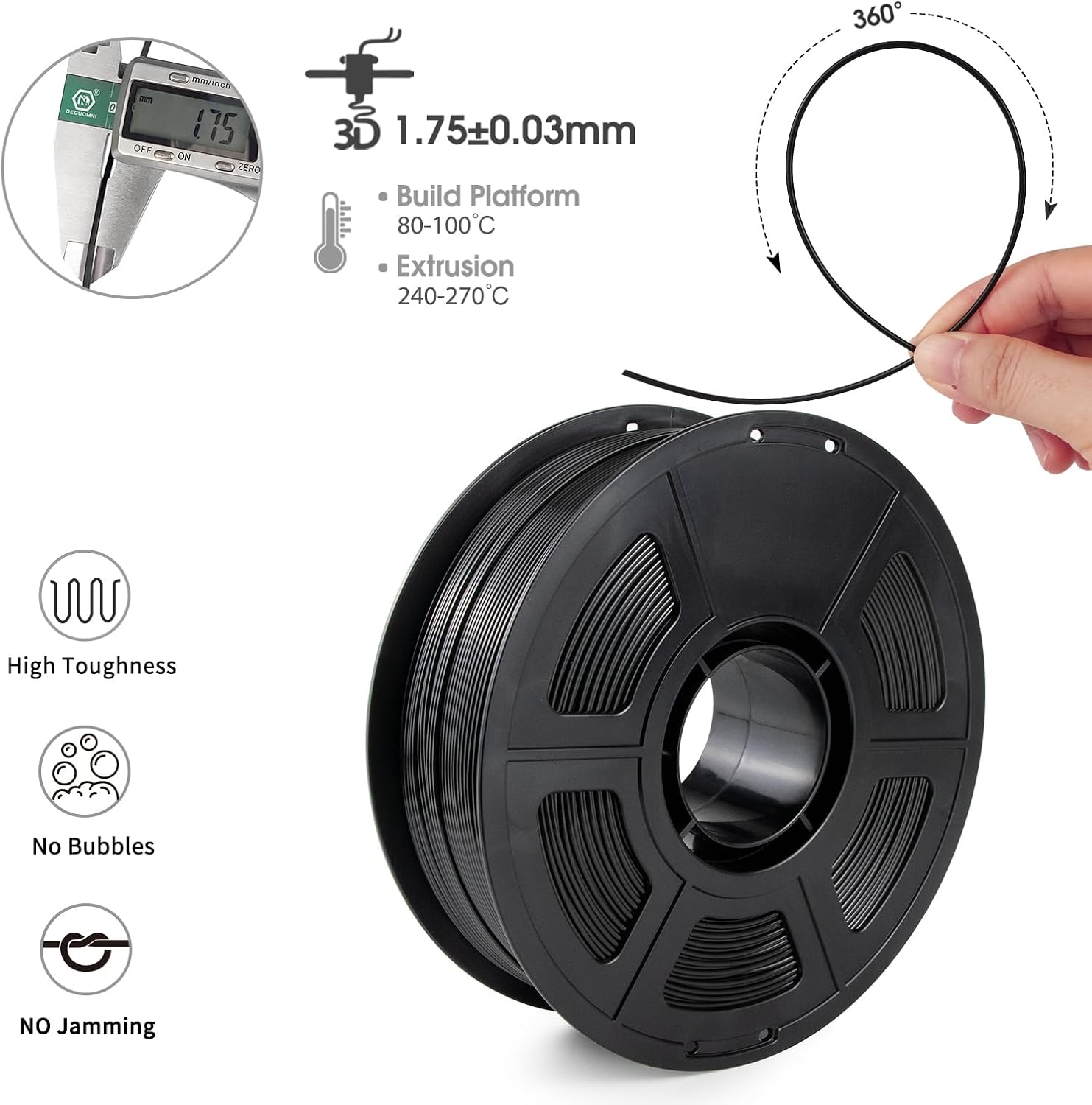 ^Zestaw filamentu ASA w kolorz – Asa Filament Outdoor recenzja i cena