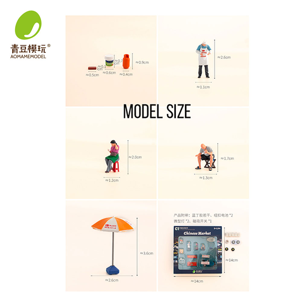 1/64 Model nocnego targu - Pre – 3D Printing Resin recenzja i cena