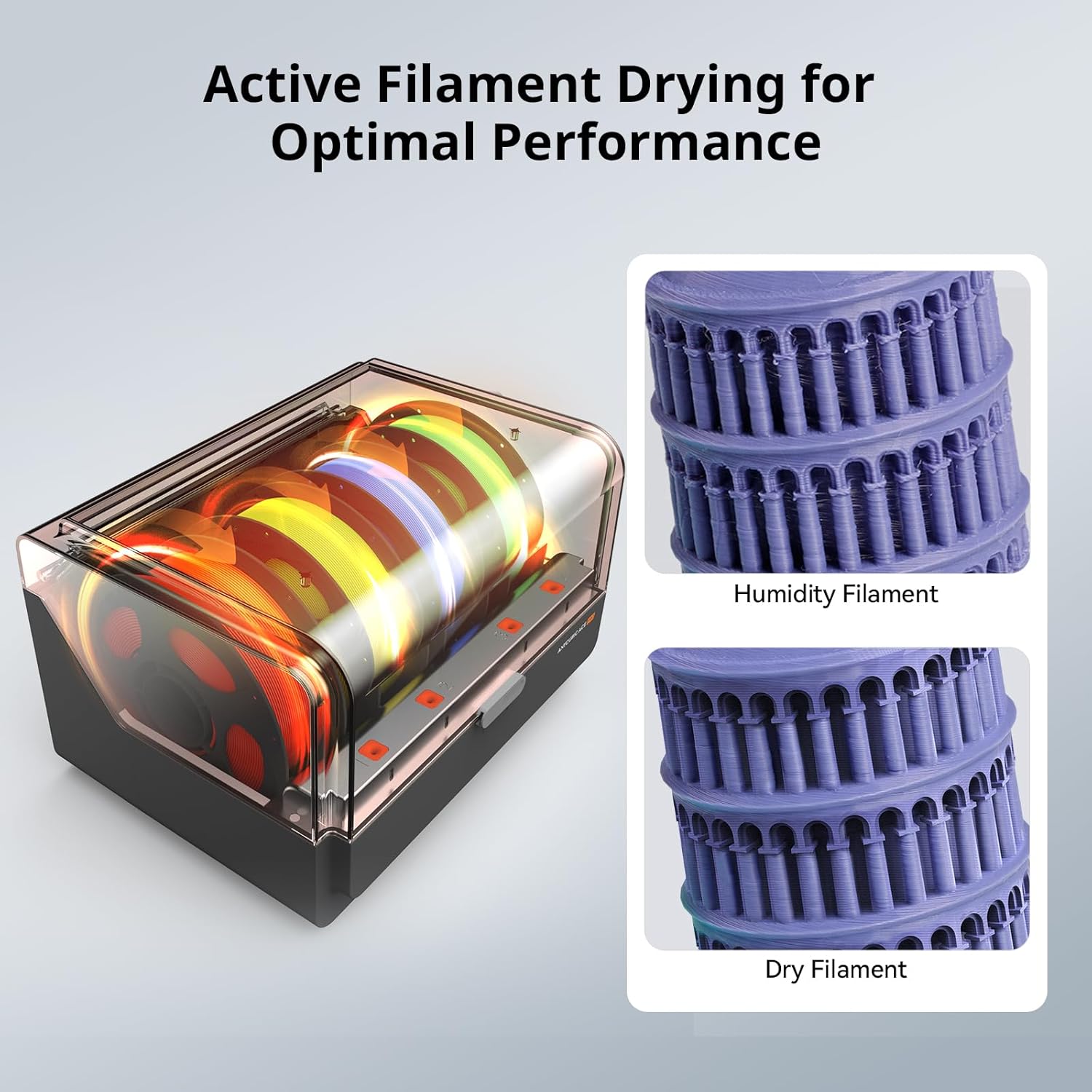 Inteligentne wielokolorowe dru – 3D Printing Filament recenzja i cena