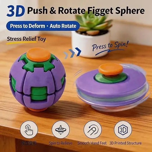 Drukowany w 3D viralny fidget  – 3D Printing Viral recenzja i cena