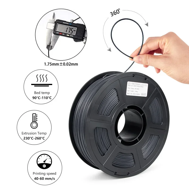 Filament ASA z włókna węgloweg – Asa Filament Outdoor recenzja i cena
